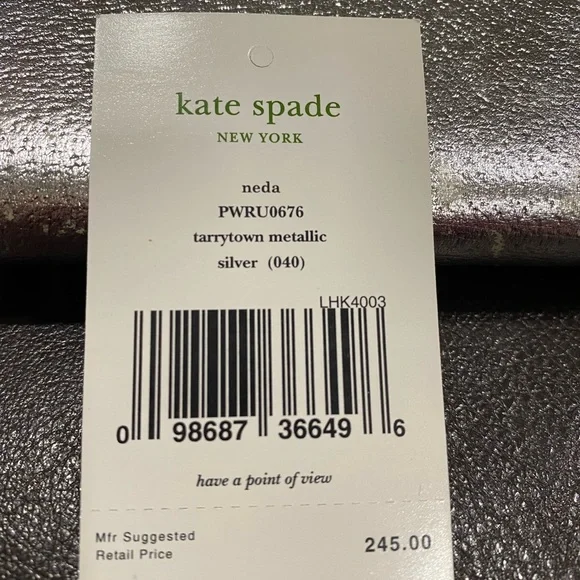 Kate spade tarrytown metallic silver wallet - Picture 7 of 13